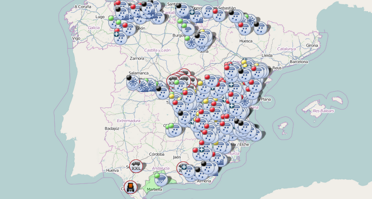 DGTes's tweet photo. ⚠️❄️#Aviso de #nevadas #lluvias #temporal en gran parte del país. NO viajes si puedes evitarlo. En cualquier caso, consulta antes el tiempo @AEMET_Esp y estado de las #carreteras.
ℹ️@InformacionDGT https://t.co/yB9BcvCEtZ ☎️011
No salgas sin neumáticos de invierno o #cadenas https://t.co/dADt4k6K4t