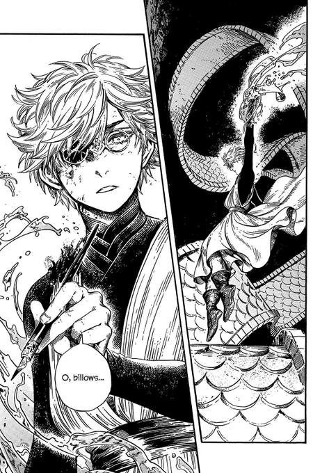 read witch hat atelier is isnt published by sh/eisha so u can talk abt it alot Also kamome's art and story is so so very beautiful ⬇️ 