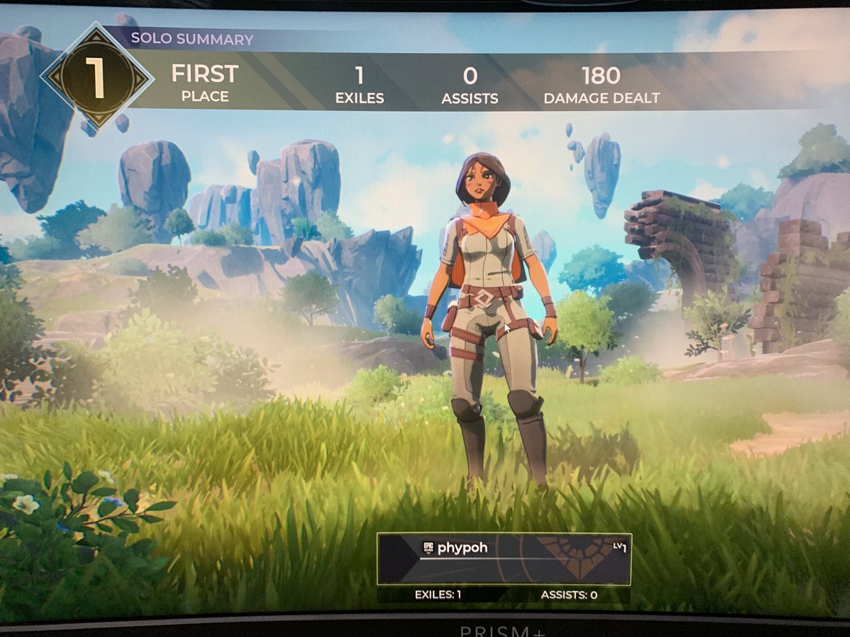 First game :O 
All I did was run around like a headless chicken and get into the right zone
