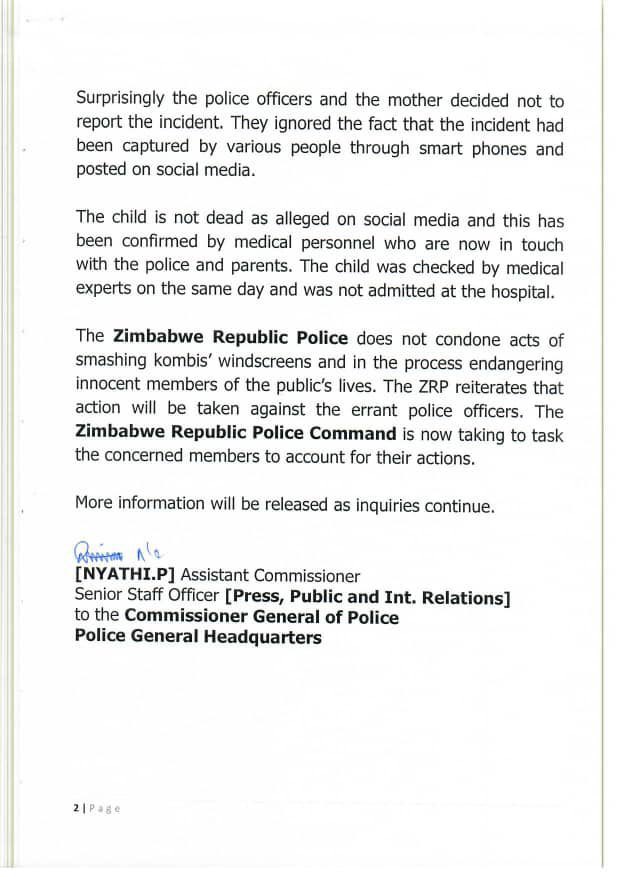 The speedy response by the police clarifying that the baby was not dead and had only been treated for injuries is welcome. However, it raises questions about killings reported by the mainstream media to which the police have not offered an explanation. 2/