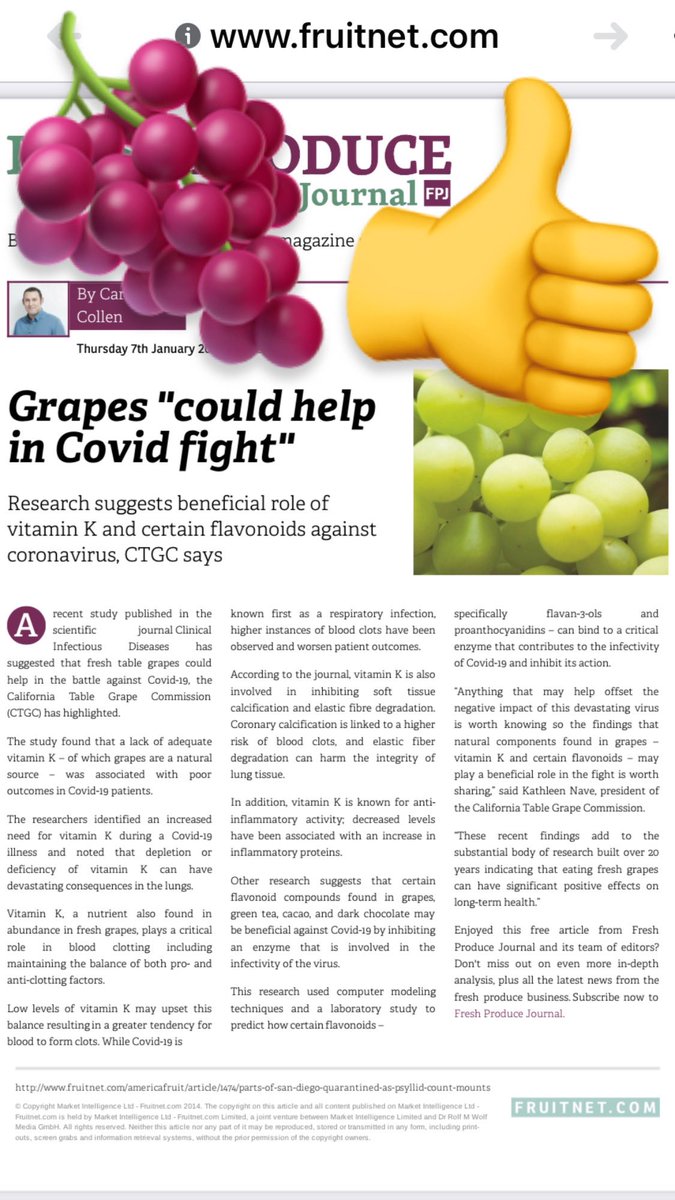 parallelfruit's tweet photo. 🍇Interesting article #eatmoregrapes🍇😀🍇 https://t.co/oxb0F46L0k
