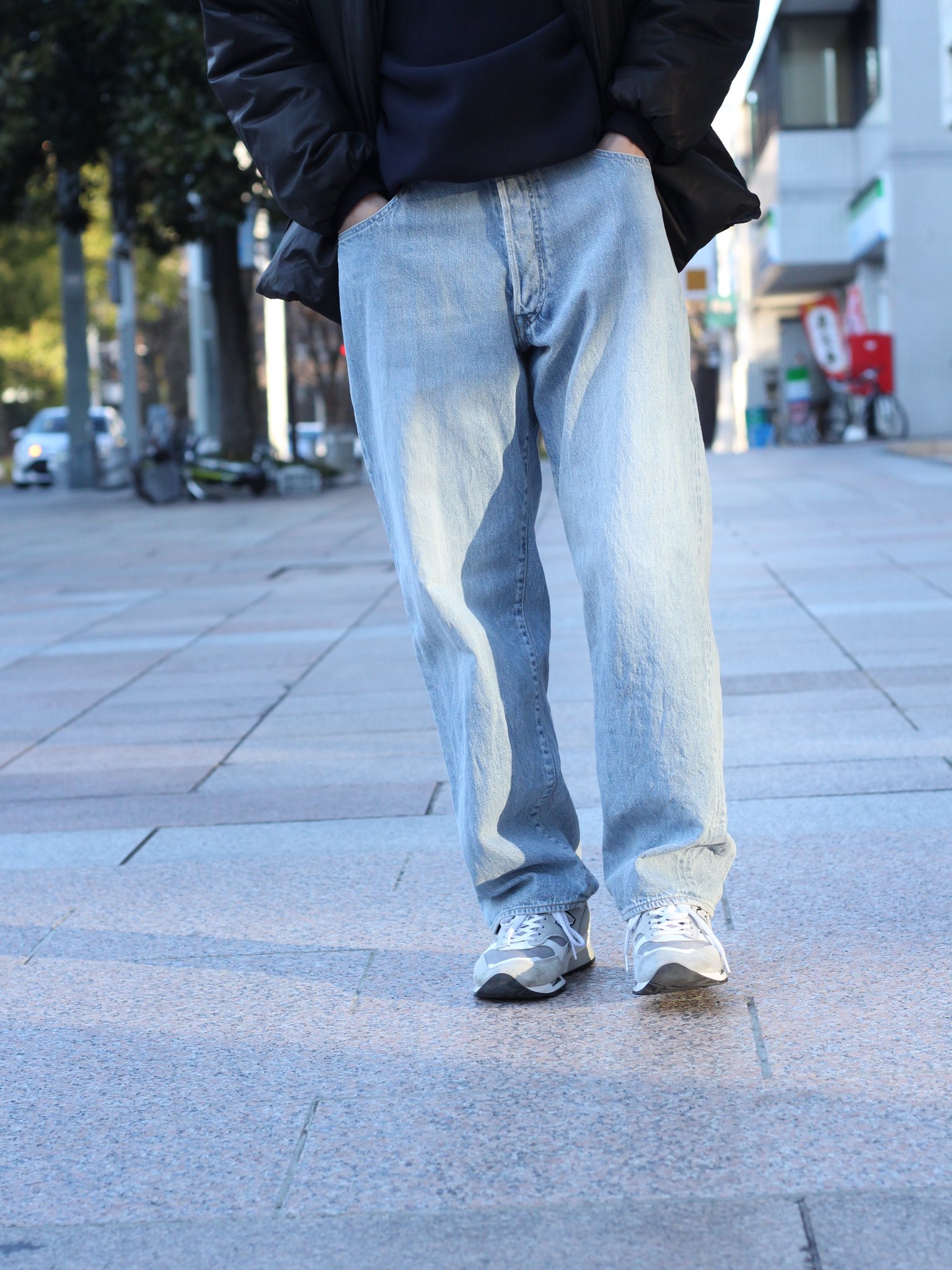 22aw comoli 5p denim pants bleach サイズ2-