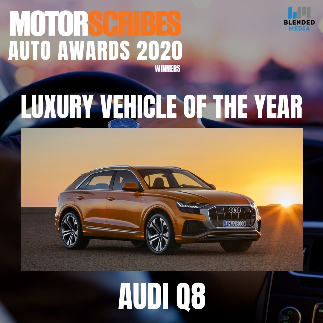 VikramGour's tweet photo. Congratulations @AudiIN for winning the Luxury Vehicle Of The Year Award! #Q8 #MotorScribesAutoAwards2020 @realgauravsinha @juhi_h https://t.co/Az7FpZkJjw