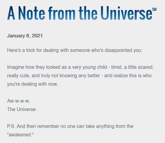 mikedooley's tweet photo. ❤️ Today's Note from the Universe ❤️ https://t.co/7i2o0d4bFn