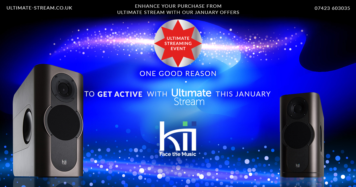 ultstream's tweet image. Have a Kii Control with our compliments with any Kii Three or Kii BXT system purchased in January.