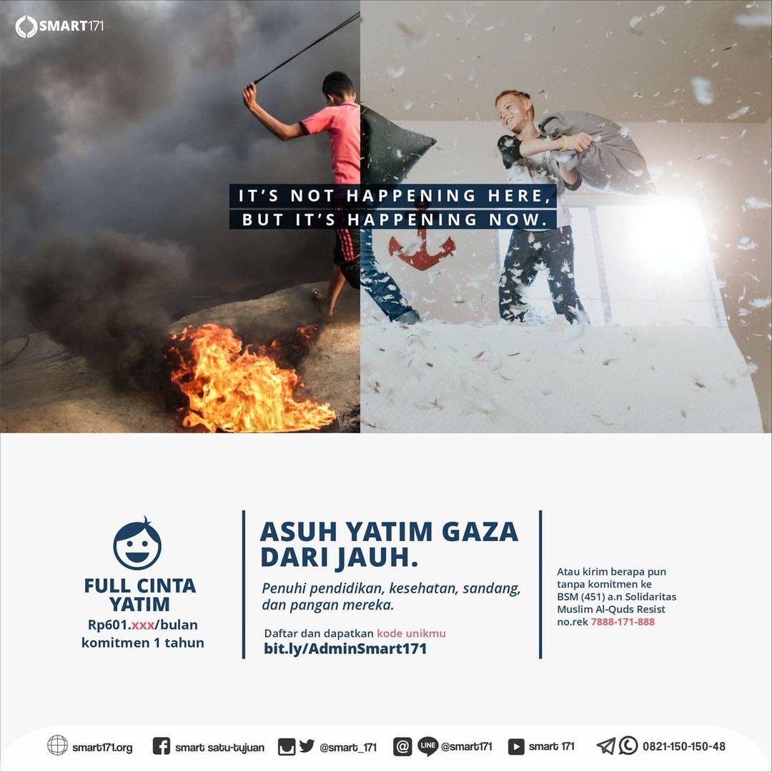 anisdewi22's tweet photo. 🇯🇴 ASUH MEREKA DARI JAUH 🇯🇴

Daftar jadi orang tua asuh ke ⭕ https://t.co/hdKNqbCTx6

#asuhdarijauh
#freepalestine
#supportGaza 
#orphan
#smart171
#baikberisik
#baikberisiknyasmart https://t.co/k40mUr3Tii