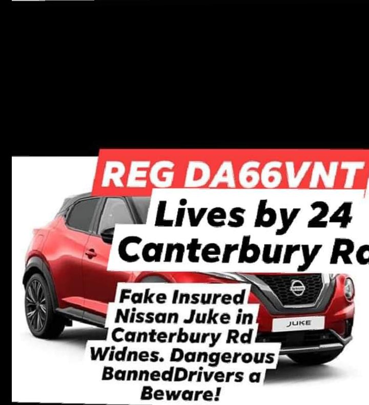 BonfDave's tweet photo. #Widnes #Ditton #Druggy #Banned #Druvers #Fraud #Davebonds #Vehicle #Insurance shielded #Widnespolice? #Dangerous #Banned  #Braddavies #Killers #Cheshire #Runcorn #Liverpool   @cheshirepolice #Warrington  Rep'd #PNC ignored 1Month+ #outside 24 #Canterburyrd #Nissan Dk red. https://t.co/kuIm4UIo70