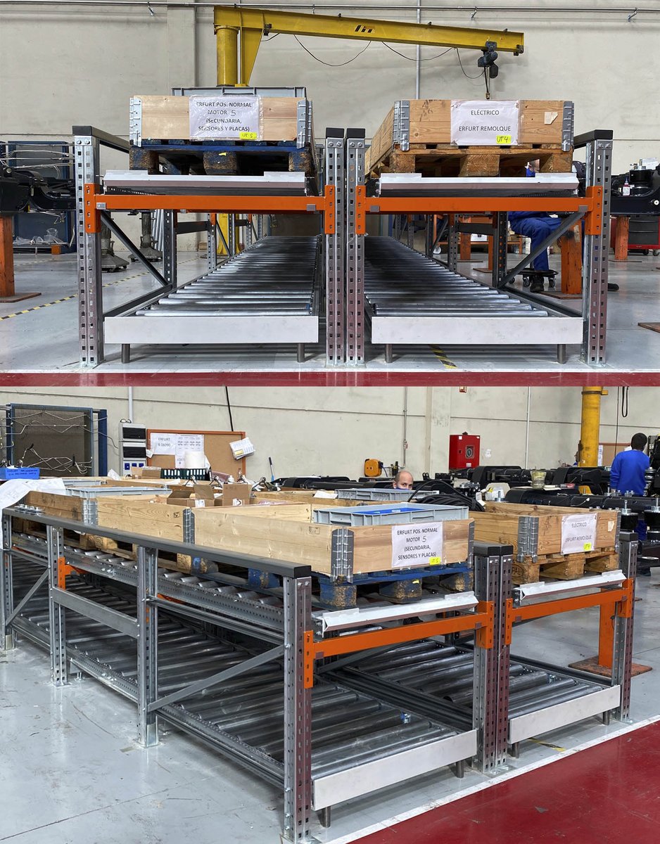 TecnyStand's tweet photo. Nuevo montaje en la zona de #Valencia para @UgtStadler , empresa lider en diseño y fabricación de vehículos ferroviarios.
#almacenaje #almacen #estanterias #estanteriasindustriales #pla #ppa #paletizacion #lifo #fifo #warehouse #logistica #tecnystand #metales #supplychain #metal https://t.co/ybAOIvu7U6