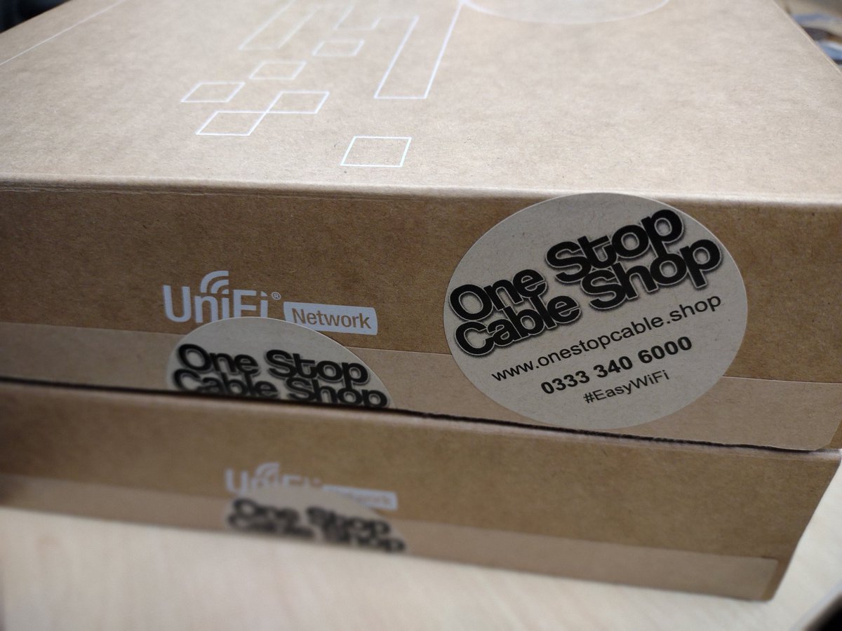 onestopcable's tweet photo. Starting the day with some more Unifi. Decent WiFi becomes a must have if you are working from home. Let us help with the amazing Unifi range, pre-configured and ready for plug and play installation #EasyWiFi https://t.co/BqLxMcCeoZ