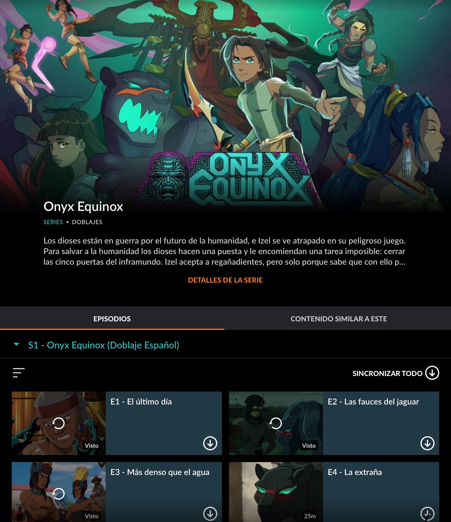 Zoe V Twitter Comence A Ver Onyx Equinox Y Los Pocos Capitulos Q He Visto Puedo Decir Q Si Vale La Pena Verlo Lo Q Me Llamo La Atencion Desde El Inicio Es Q La Historia Se Desarrolla En La Epoca De Los Indigenas Mostrandonos Las Diferentes Culturas