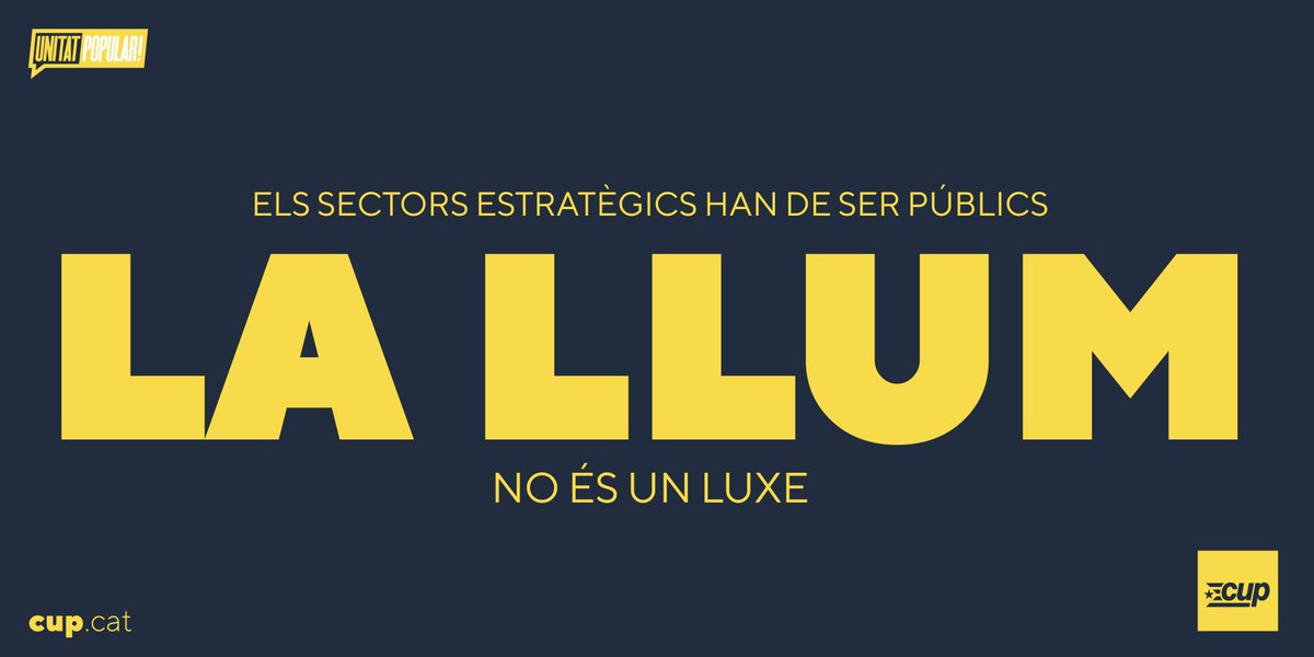 cupnacional's tweet photo. ❄️En plena onada de fred el preu de la llum puja un 19%
💡LA LLUM NO ÉS UN LUXE!

Els sectors estratègics han de ser públics! https://t.co/acKOnKPr2a