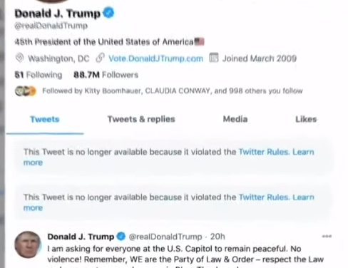 Your right to say what you like was SUSPENDED in America IMMEDIATELY.Donald Trump was BLOCKED from all Social Media from making any inciting statement further.Not a single media in the USA including  @cnni dared promote any INCITING statement in support of the protest.WHY???