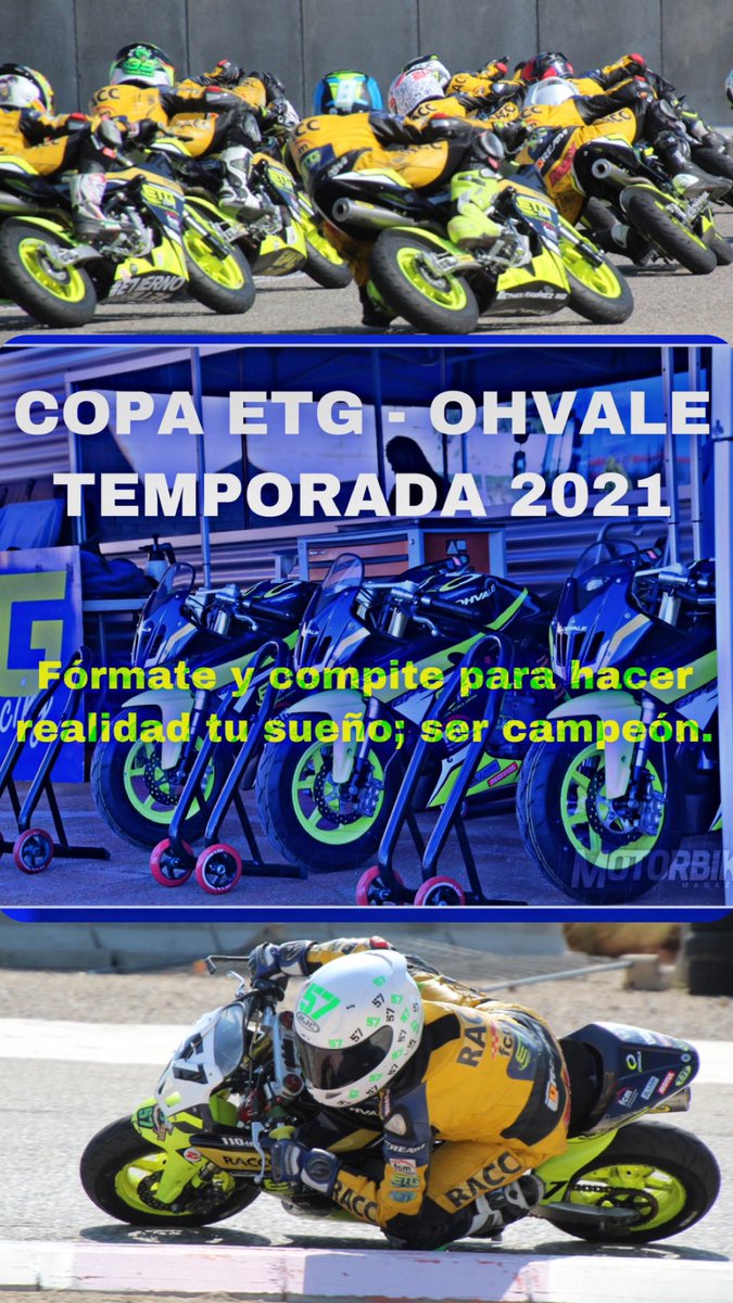 TIC, TAC... 🔜 Ya estamos definiendo la incorporación de los nuevos pilotos a la tercera edición de la copa ETG - OHVALE ~ ✅ Si todavía no conoces nuestro método para formar a futuras promesas del motociclismo mundial, escríbenos a nuestro INSTAGRAM <a href="/ETGRacing/">ETG Racing</a> #ohvale #gp
