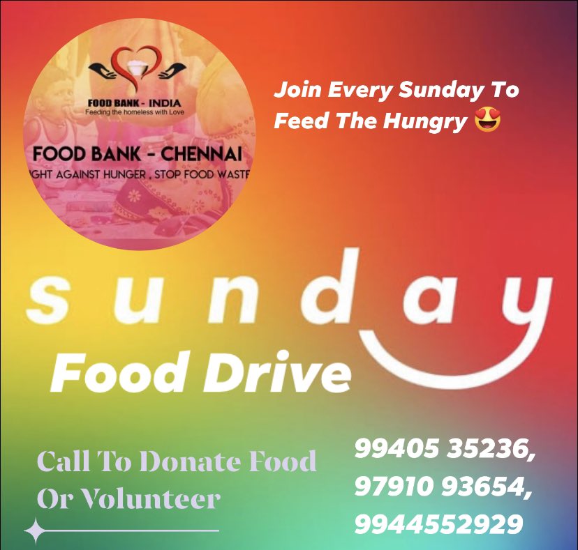 snehamohandoss's tweet photo. #FBCSundayFoodDrive ❤️ @FoodBankChennai @FoodBankIndia https://t.co/XETgoDEg9V