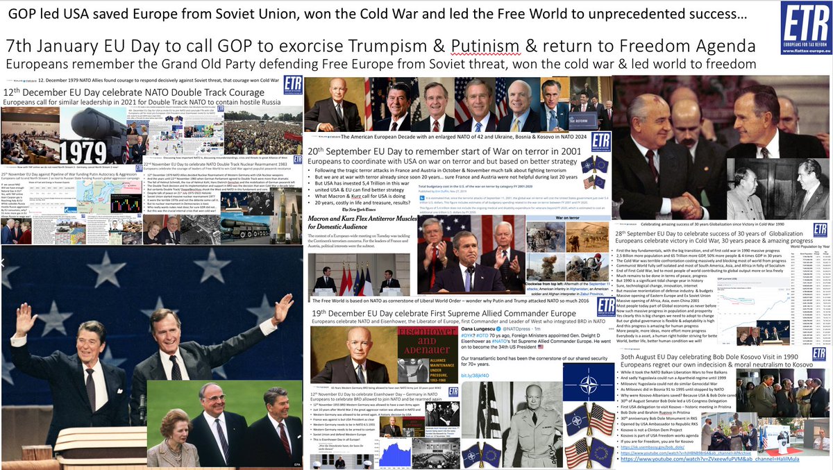 GunterFehlinger's tweet photo. a short reminder what the @GOP once was befort @realDonaldTrump @KremlinRussia_E @tedcruz @Reince took it down and degraded it to a populist outlet of buffoons @GOP @GOPChairwoman
#SaveGOP @MittRomney @senatemajldr @JebBush @RepKinzinger https://t.co/ESGtRFpC4w