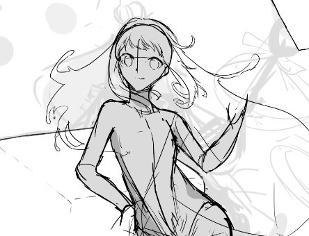 お砂糖ちゃん描いてる。 