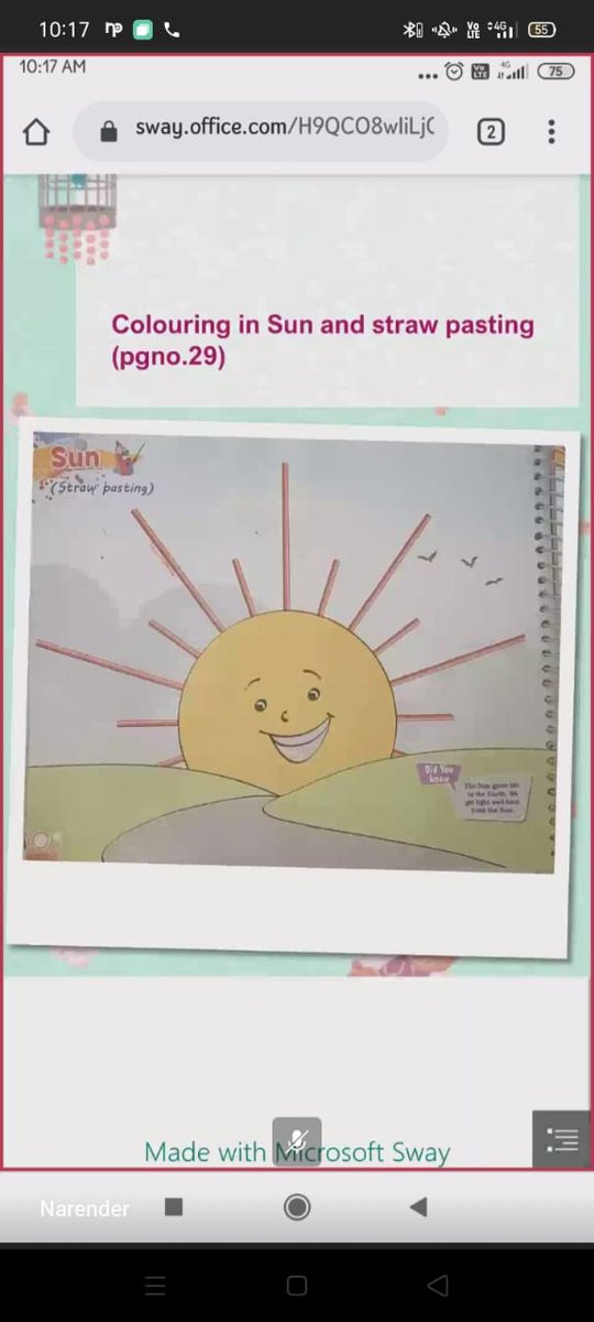 <a href="/Narende59408334/">Narender Kaur</a> 👏👏👏Activity done by nursery kids ☀☀☀☀
<a href="/STSWSRAJGOMAL/">S.T.S. World School (Official)</a> 
<a href="/MicrosoftTeams/">Microsoft Teams</a>
<a href="/CBSECCE/">CBSE CCE, India</a>
<a href="/MSEducationUK/">Microsoft Education UK</a>
<a href="/Prabhjo60556013/">Prabhjot Gill</a> 
<a href="/raminde94301780/">Raminder</a> 
<a href="/KirandeepkaurJ/">Kirandeep Kaur</a> 
<a href="/SalimaAkhter/">Salima Akhter</a> 
@Amarjit11614570 
<a href="/Priyank35088401/">Priyanka Kanojiya</a>