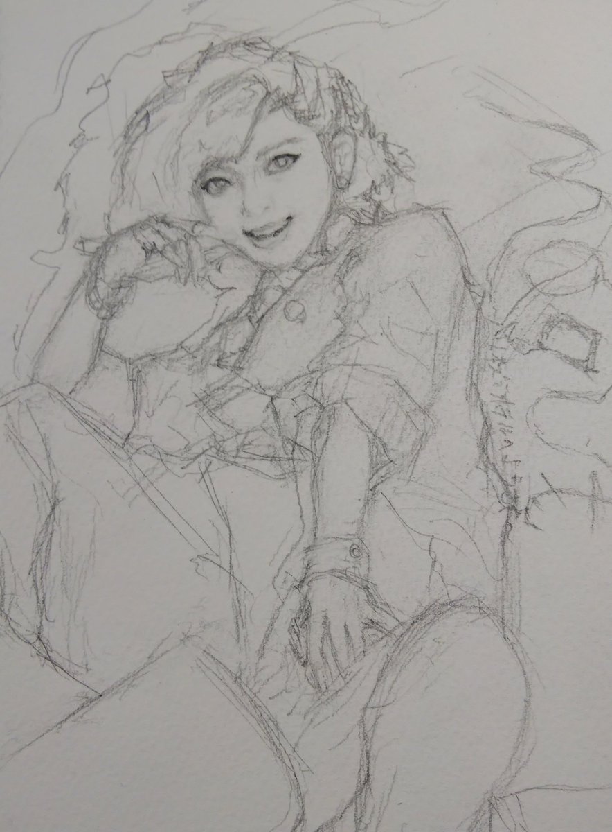 Koinoboguppy's tweet image. #Mogut
#菅原りこ版ポスター風下絵
#plusa
#応援📣