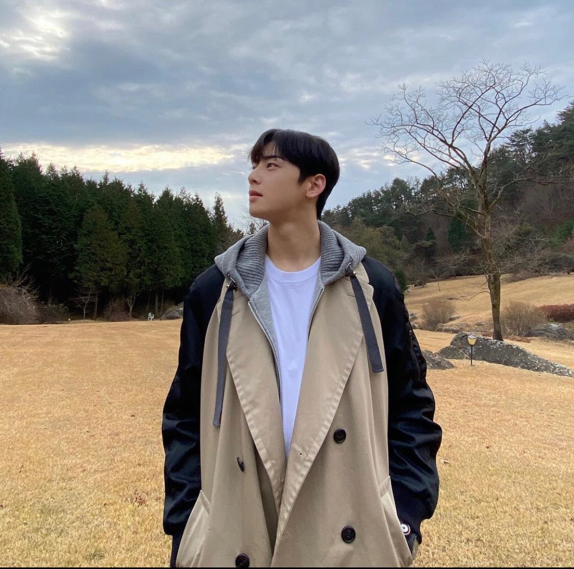 CHAEUNWEOO's tweet photo. The weather was kinda cold, but it can't stop me from taking pictures. Just look at the scenery, ain't it beautiful? https://t.co/WVJRIoLGvH