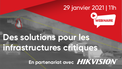 Foxstream_group's tweet photo. #SaveTheDate J-3 semaines avant le webinaire : Des Solutions pour les Infrastructures Critiques
@hikvisionfr & #Foxstream vous proposent un #webinaire le vendredi 29 janvier à 11h.
Inscriptions : https://t.co/wJW38trOnZ https://t.co/kvrFqL1h2u