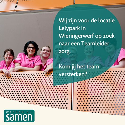 Streef jij er naar om de beste kwaliteit van zorg- en dienstverlening neer te zetten? Dan zijn wij op zoek naar jou!

Kijk voor meer informatie op onze website:  ow.ly/DoCe50D2qOm