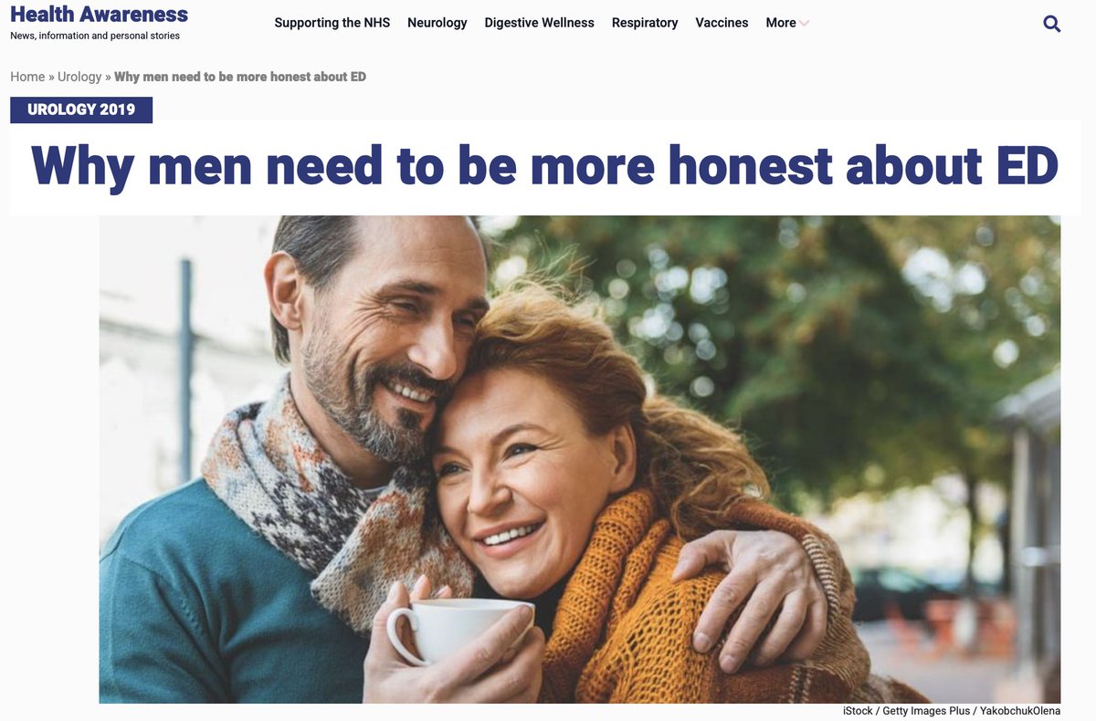 Why men need to be more honest about Erectile dysfunction...a throwback to last years article with one of our #MensHealth experts #erectiledysfunction #lads #weneedtotalk #sexualhealth
ow.ly/CNYi50D1qms