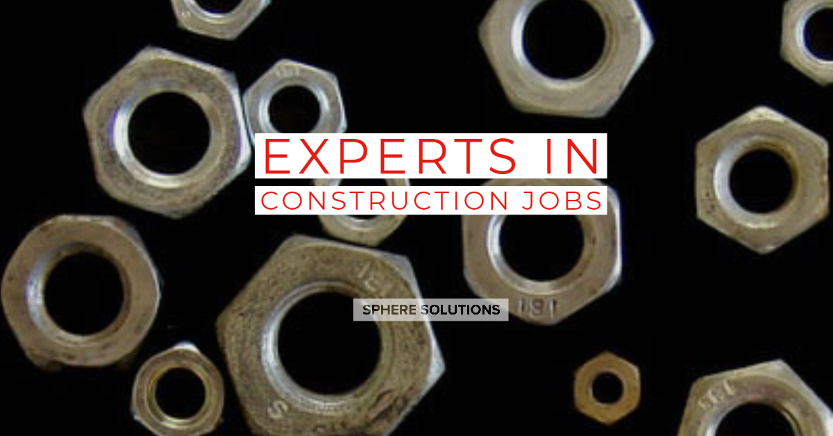 Visit us at spheresolutions.co.uk 
#Experts #NewYear #NewJob #ConstructionJobs #Jobs