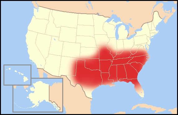 I will present you three maps. 1. Bible Belt of America