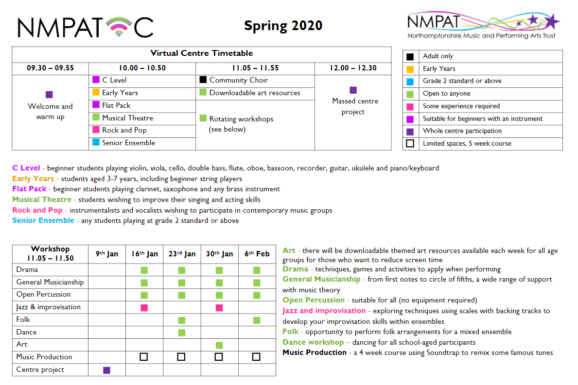 NMPATrust's tweet photo. Excited for #NMPATVC to get going again tomorrow! #NMPositiviT #CanDoMusic #Zoom https://t.co/Fvou9pbbbV