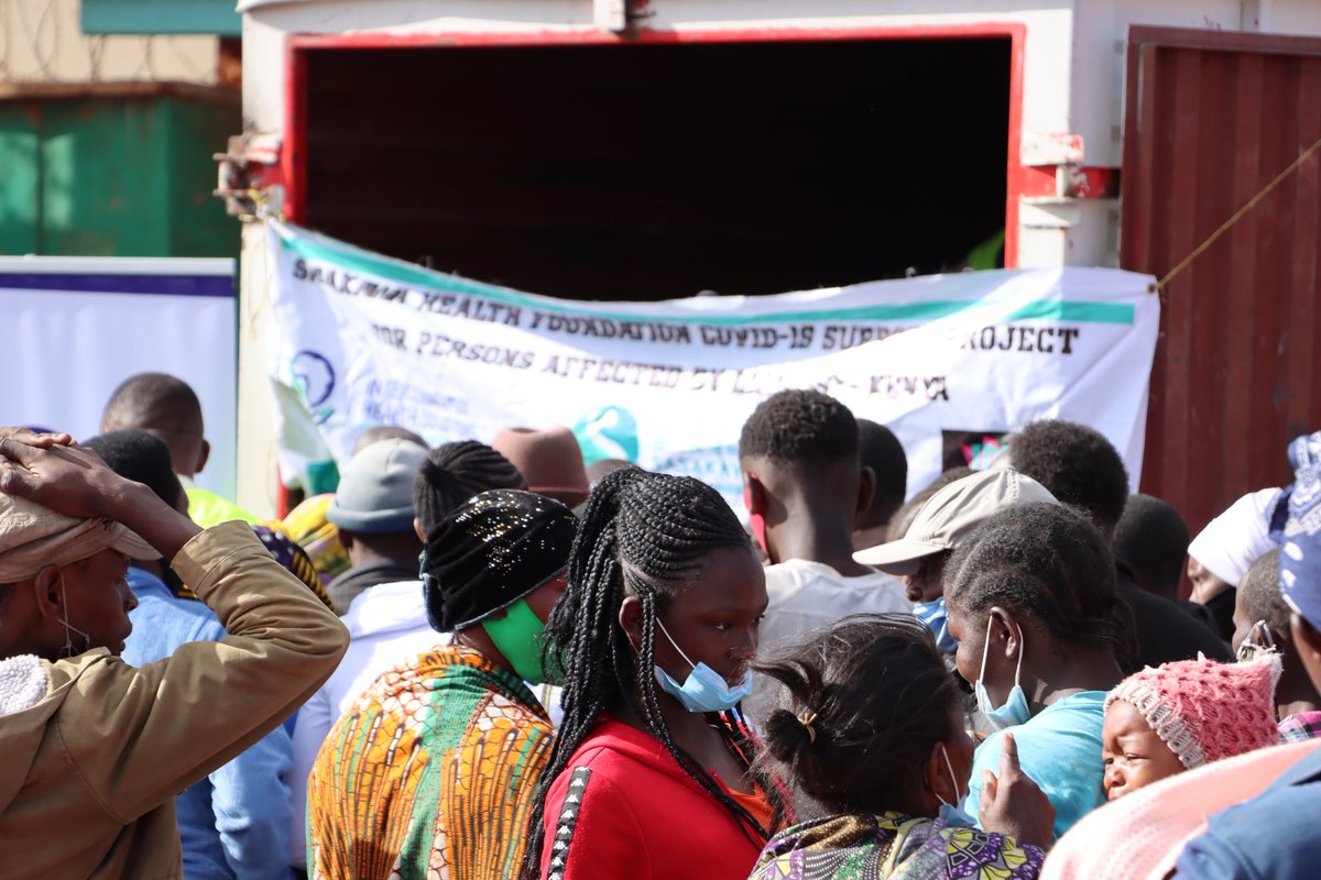 IHS_health's tweet photo. @TNFandSHF in partnership with @MOH_Kenya @KenyaNtd,  @IHS_health and IDEARefaco provides #foodrelief packs to 250 #leprosy affected persons from #Tanzania in #Korogocho on the 3/1/2021.
#neglectedtropicaldiseases
#LeaveNoOneBehind
#CovidRelief
#leprosy https://t.co/cKKbRYS978