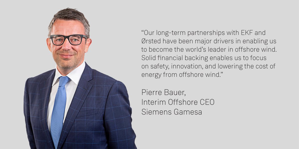 SiemensGamesa's tweet photo. Our global expansion of #offshorewind is strengthened when working with long-term partners like EKF and @Orsted . Read how solid #financialbacking enables us to focus on #safety and #innovation in #Taiwan. #partnershipswithpurpose 
https://t.co/7BXFbA4rW1 https://t.co/VH8PaZuRkt