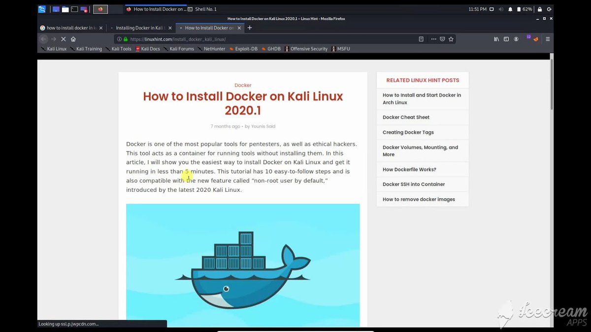 AmitITstudent's tweet photo. Docker in kali linux 2020.1 | Installation | Hindi | Forensic Tech | Amititstudent
#docker #forensictech #install #install_docker #docker #forensictech #install #install_docker
https://t.co/s6kyoC87iw via @YouTube https://t.co/fga4tIAyXr