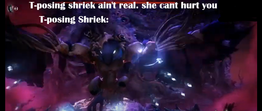 Leshy_is_cool's tweet photo. T-posing Shriek...
#Ori #Oriandthewillofthewisps #Shriek #Shriekdeservesmorefanart #Bored #Screenshot #Tposing #Screenshot #Edit #text #Finalboss #ori2 #NoLife #NoLifeWillBeLike https://t.co/Y2o1E1nBRP