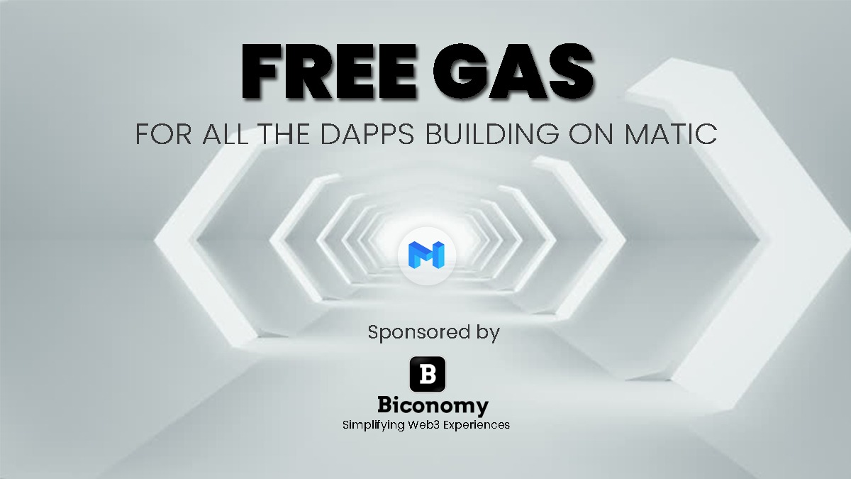 biconomy's tweet photo. Imagine a world where DApps have no gas fee!

Build on @maticnetwork, integrate Biconomy, &amp; we will pay the gas fee for all your users! 😎😎 https://t.co/1vyFtPKVGY