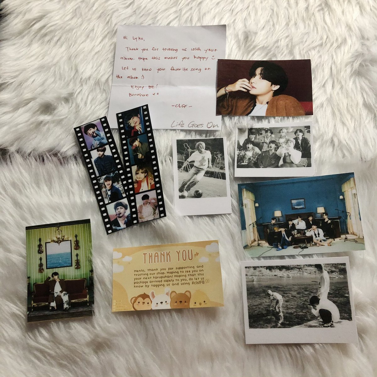 vyka_tae's tweet photo. My BE album is here thank you so much @clsfkp 💜 yeyy + for the freebies #clsFB ✨ https://t.co/zJjZ4ZKTqB