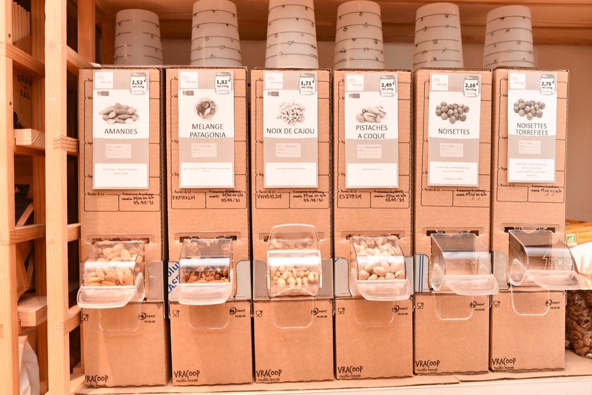 FrenchCoop's tweet photo. La bonne surprise de janvier à La @FrenchCoop l'arrivée du vrac 👍, on vous attend (avec vos contenants)! #jacheteaasnieres #consommationresponsable #vivelevrac https://t.co/yVwq8zEeCM