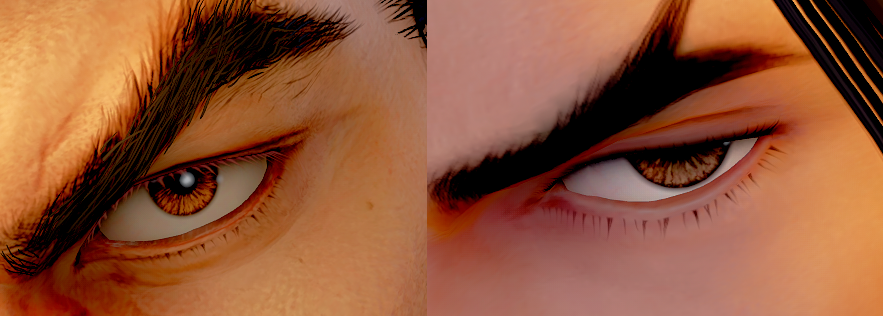 かげる まつ毛の生え方が違うの知らなかった