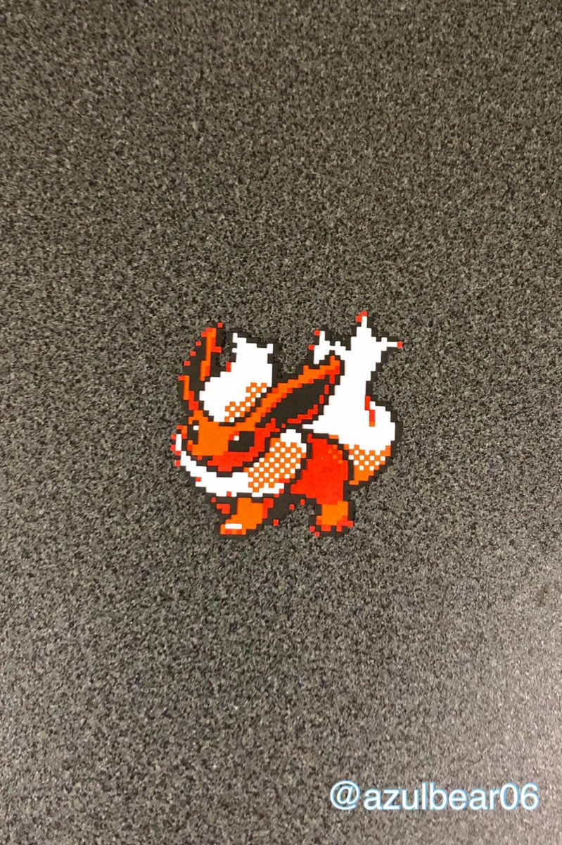 玲 Pkmn金銀251匹作成中 בטוויטר ポケモンドット絵 ブースター 切り絵 ポケモン