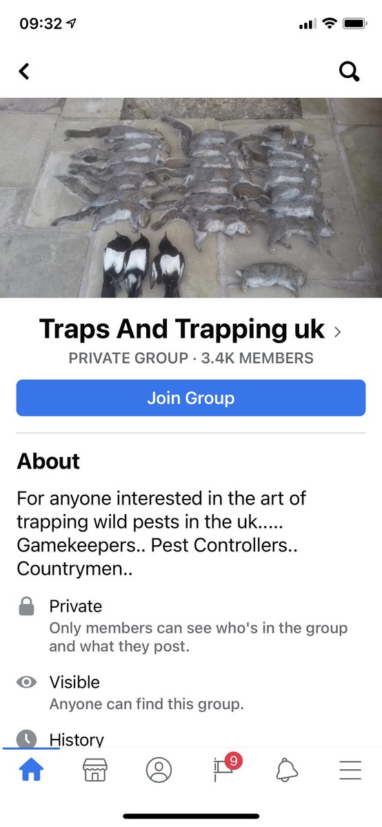 <a href="/ChrisGPackham/">Chris Packham</a> I can’t believe Facebook thinks I should join this disgusting group!!
