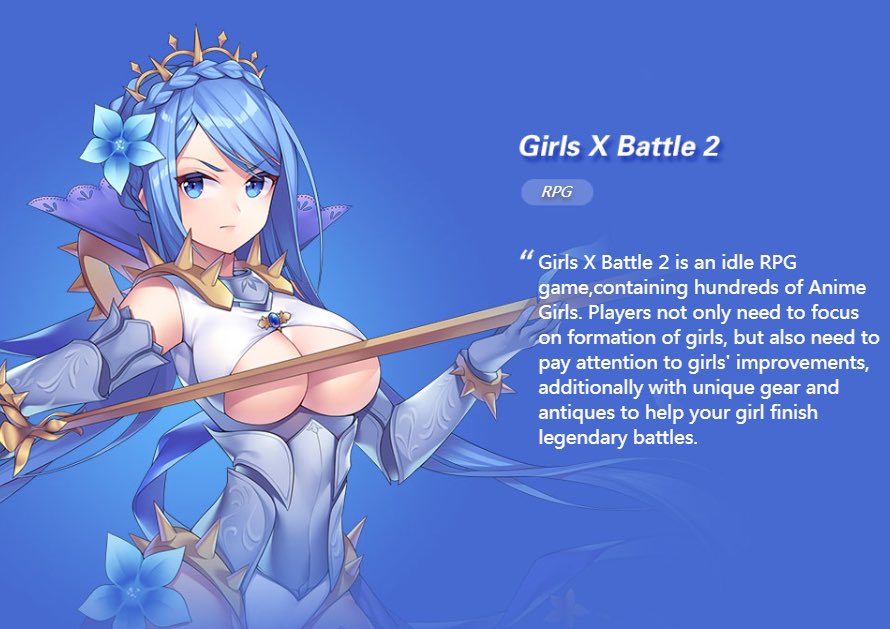 Yxrbnet's tweet photo. The girls in Girls X Battle2 are reeeally hot #girlsxbattle2, developed by Yotta games, also the company of Mafia City @MafiaCity #MafiaCity https://t.co/ySml0xerlG