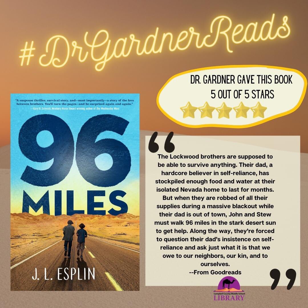 ccms_library's tweet photo. #drgardnerreads #ccmsreads https://t.co/7BlS2LX64h