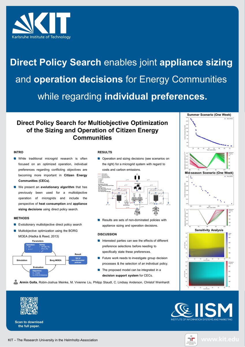 How can we support decision-makers in local #energy communities in the installation of appliances such as heat pumps? We present a solution using evolutionary #algorithms that considers economical and ecological objectives simultaneously! #HICSS #hicss54

hdl.handle.net/10125/71012