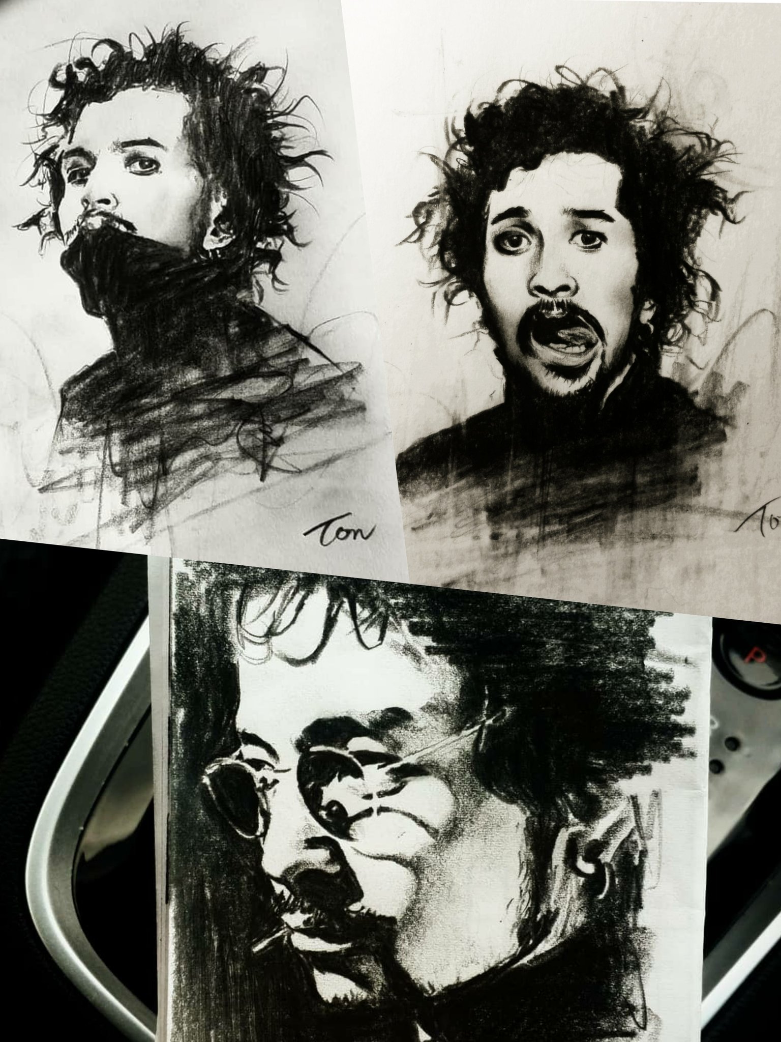 kingunu 鉛筆画 人物画 常田大希 kingunu 鉛筆画 人物画 常田大希