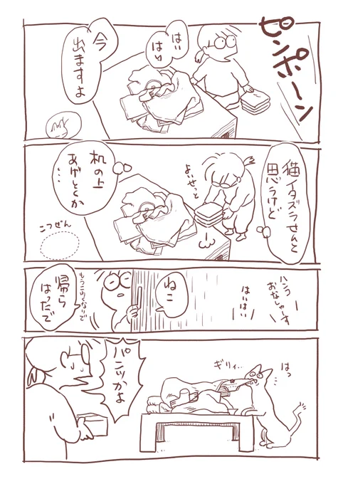 猫氏靴下とか好きなんですけど多分においがするからなんですよな。
ということは私のパンツは洗濯してもなおくさいんですよな。ハハハ 