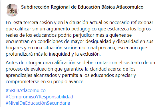 Suseth_DeLaO's tweet photo. En  esta tercera sesión y en la situación actual es necesario reflexionar . . .
#Jueves 
#NivelDeEducaciónSecundaria
#SREBAtlacomulco
#CompromisoYResponsabilidad

@geramonro05 @TinocoGRogelio @SEB_Edomex @ArturoH19772369 https://t.co/FLgPKTpXOH