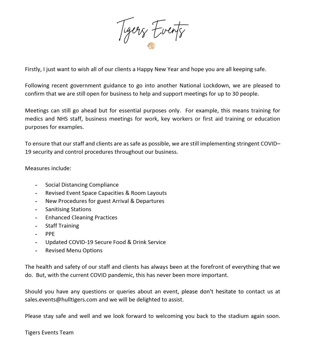 Tigers Events at the MKM Stadium tweet media