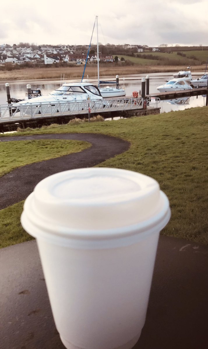 PJArchitecture's tweet photo. Views of #Coleraine Marina for coffee break from work today from @NativeSeafood Sourdough bread from @Ursaminorbakes picked up for later. #SupportLocal https://t.co/UsczuVTYr7