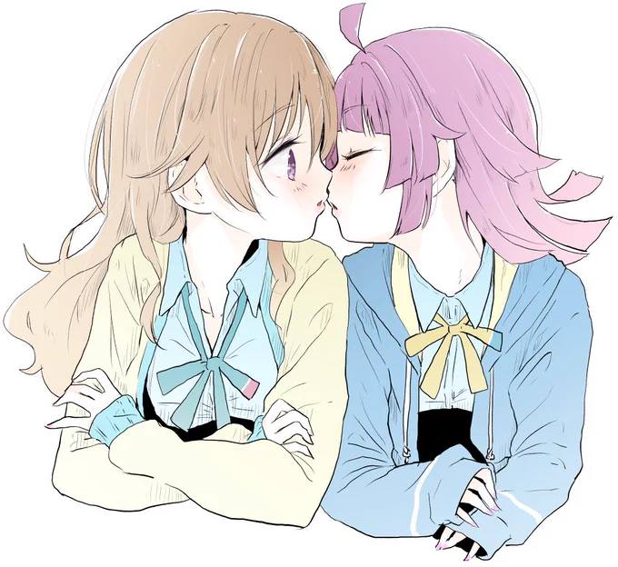 25.かなりな(彼方×璃奈) https://t.co/Qs238yoc4H 