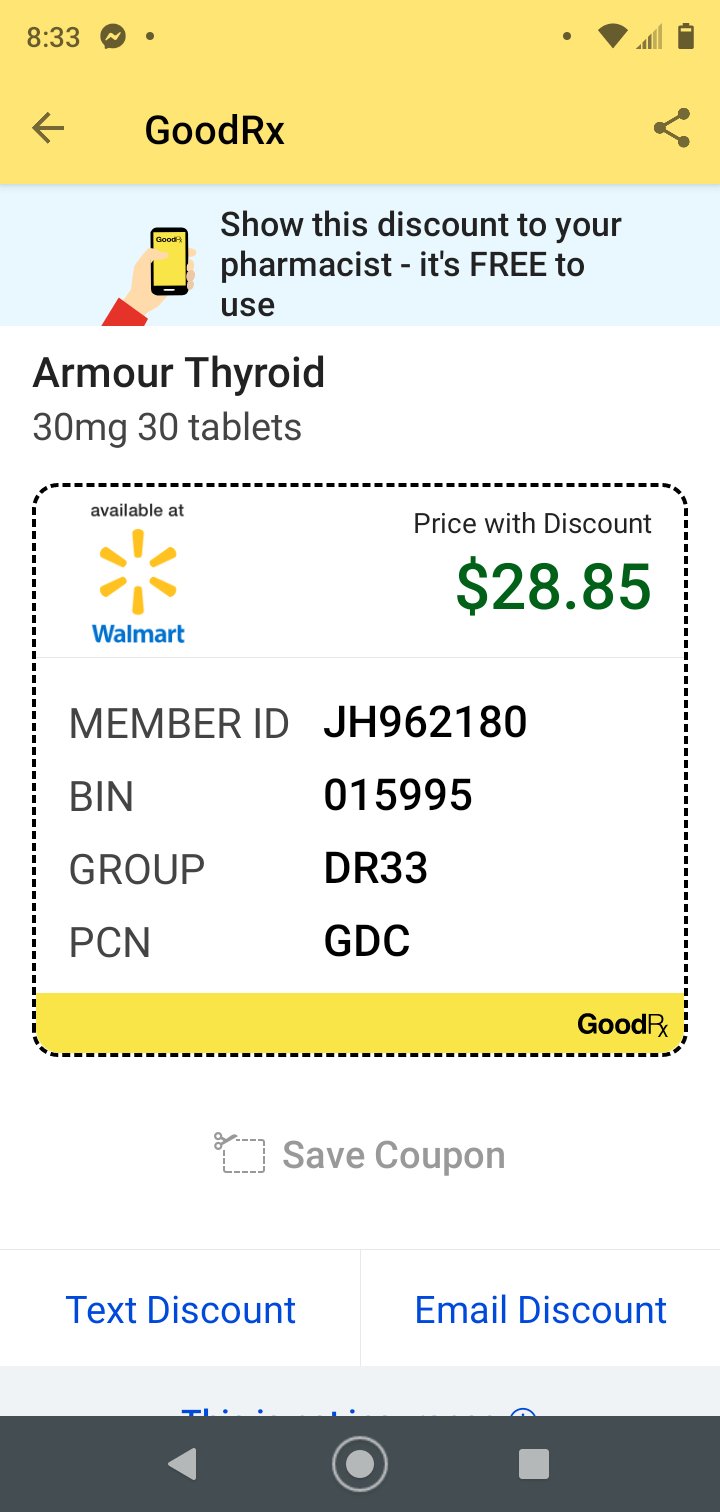 armour thyroid goodrx