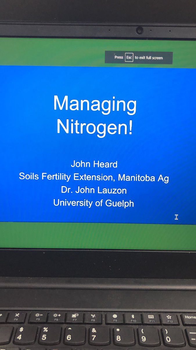 Highly recommend listening to @OAgC21 session 26 on managing nitrogen by John Heard and Dr John Lauzon. Minimizing nitrogen loss results in improved yields, improved nutrient efficiency and minimized environmental impact.